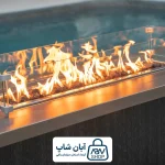1 آتشدان گازی هوشمند مستطیل