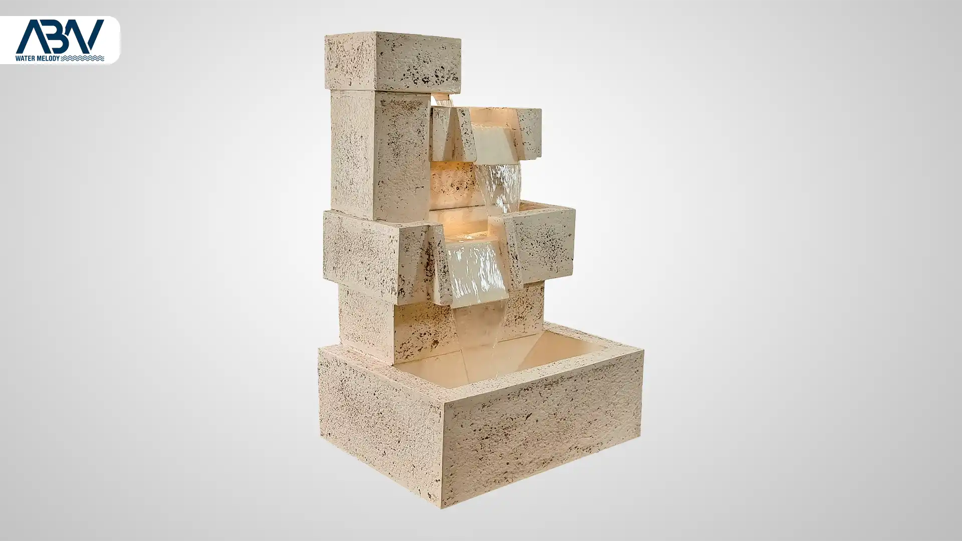 آبنما کامپوزیتی پله ای