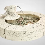 آبنما کامپوزیتی ماهی دایره تک آبریز