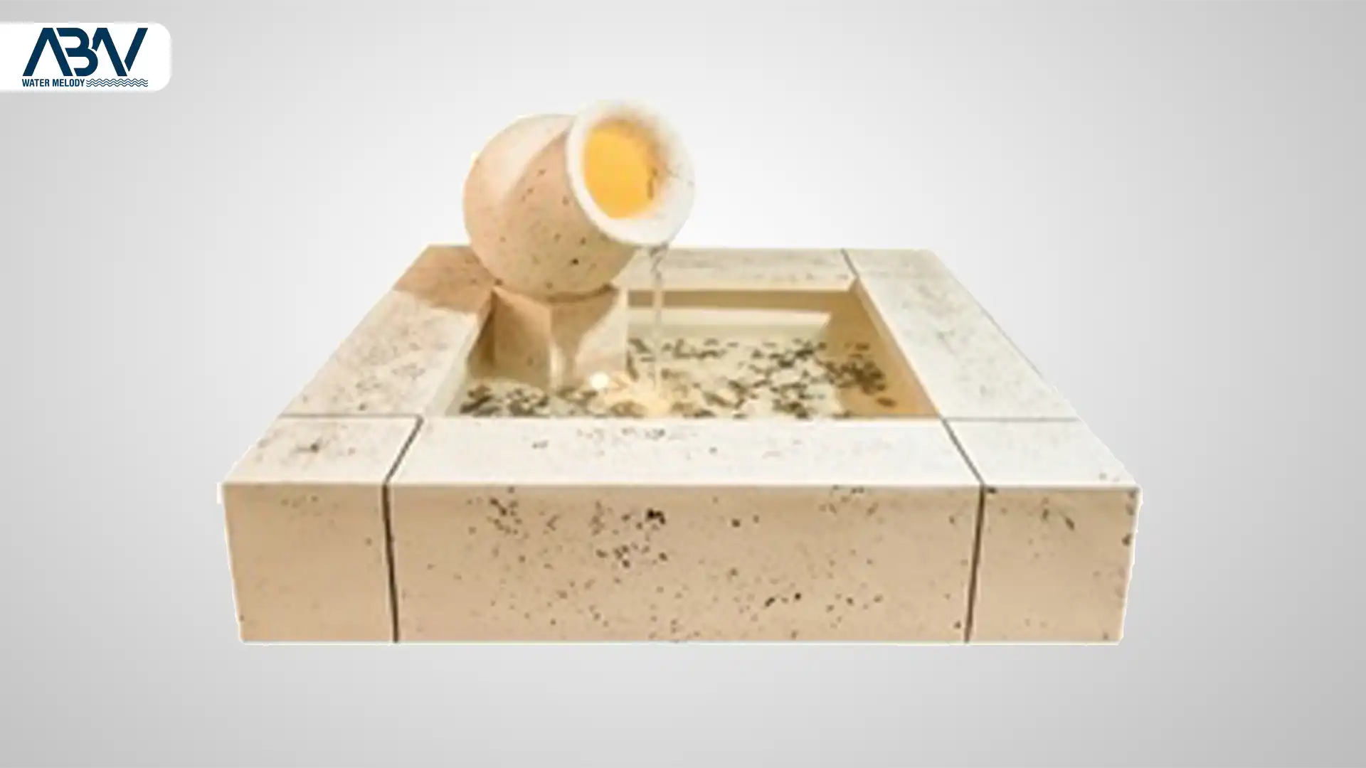 آبنما کامپوزیتی ورونا مربع تک