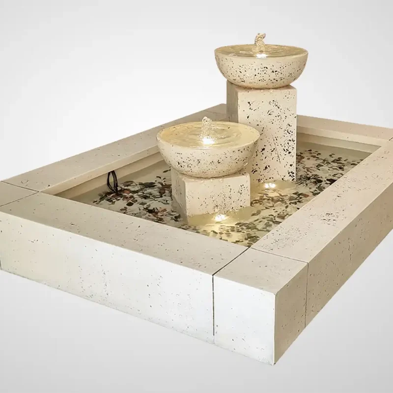 آبنما کامپوزیتی ونیز مستطیل دو آبریز