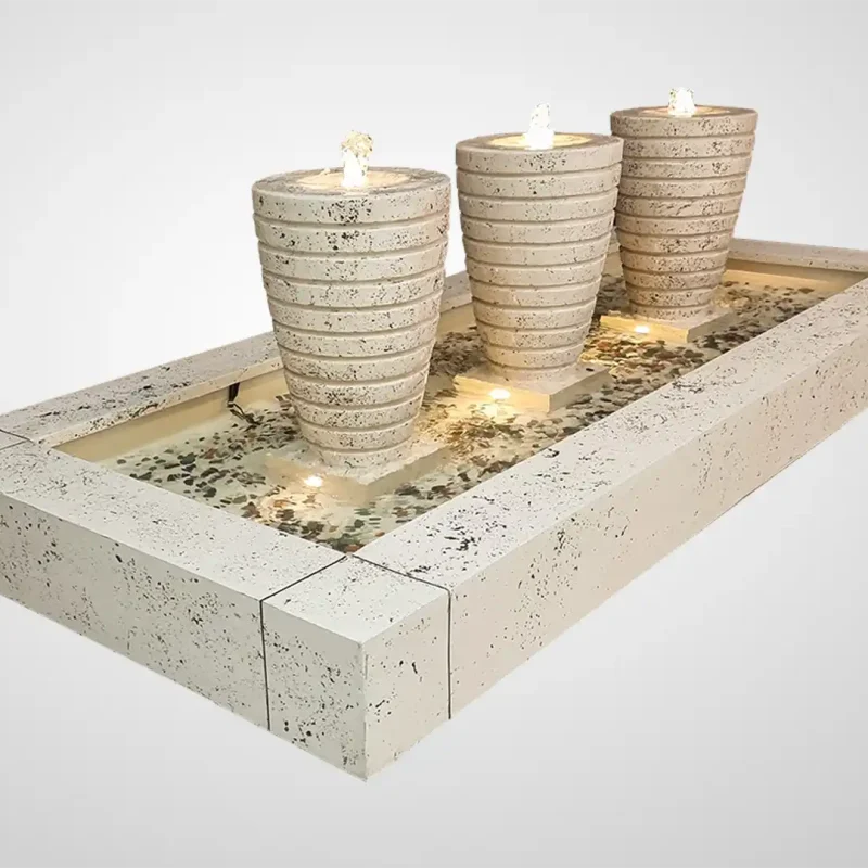 آبنما کامپوزیتی پارمو مستطیل سه آبریز