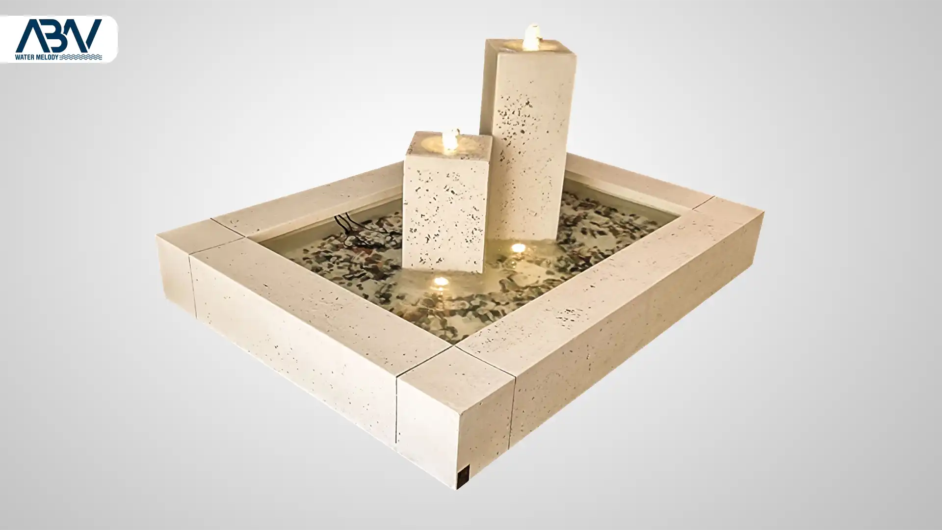 آبنما کامپوزیتی پیزا دو آبریز