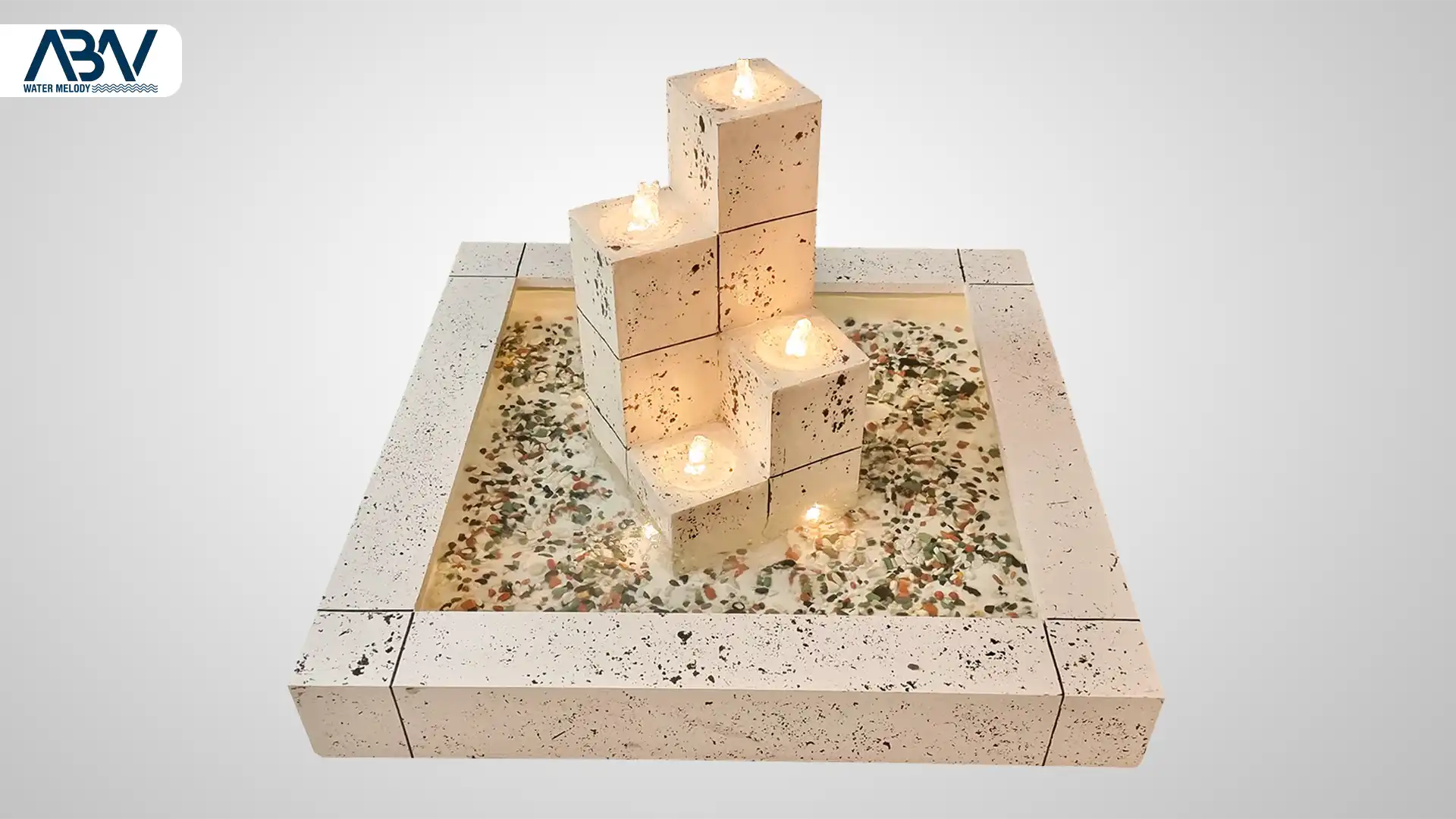 آبنما کامپوزیتی پیزا چهار آبریز