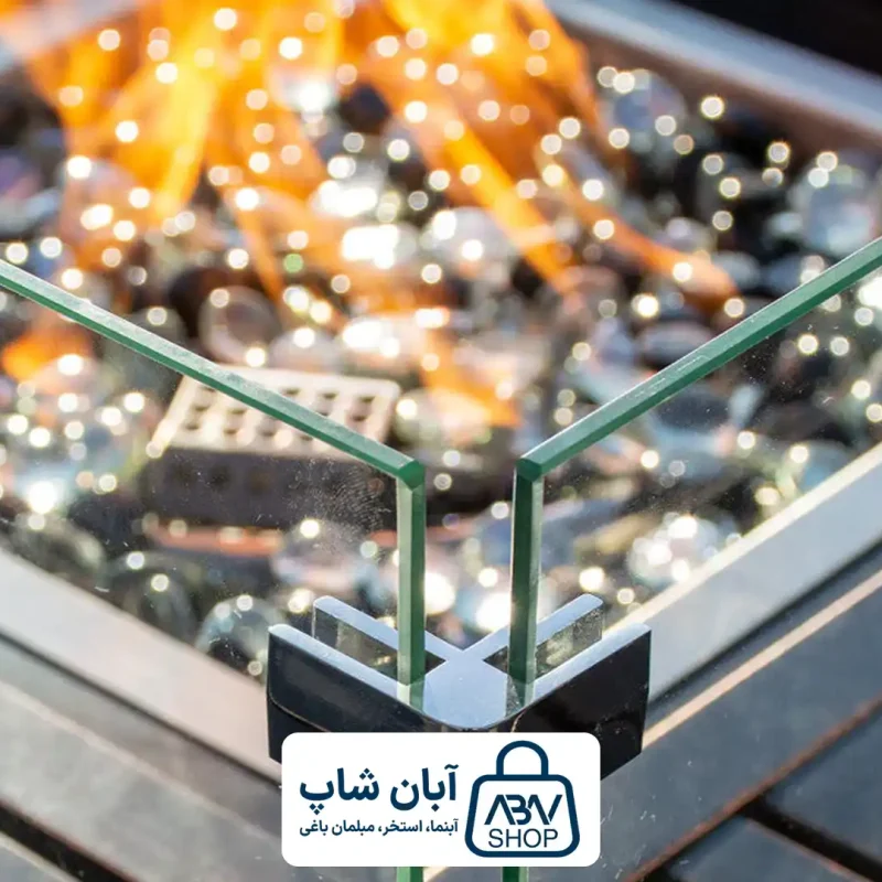 1 آتشدان گازی هوشمند مربع