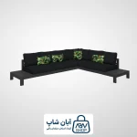 مبل باغی شش نفره ال PLF6 104