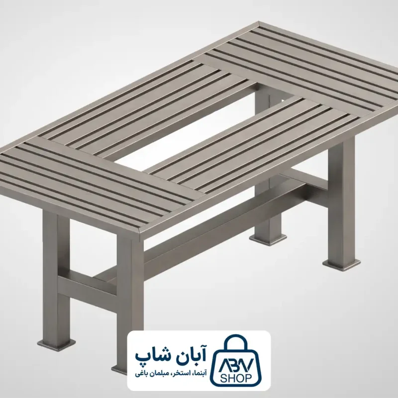 5 میز باغی تمام استیل 304 مستطیلAFT-SS